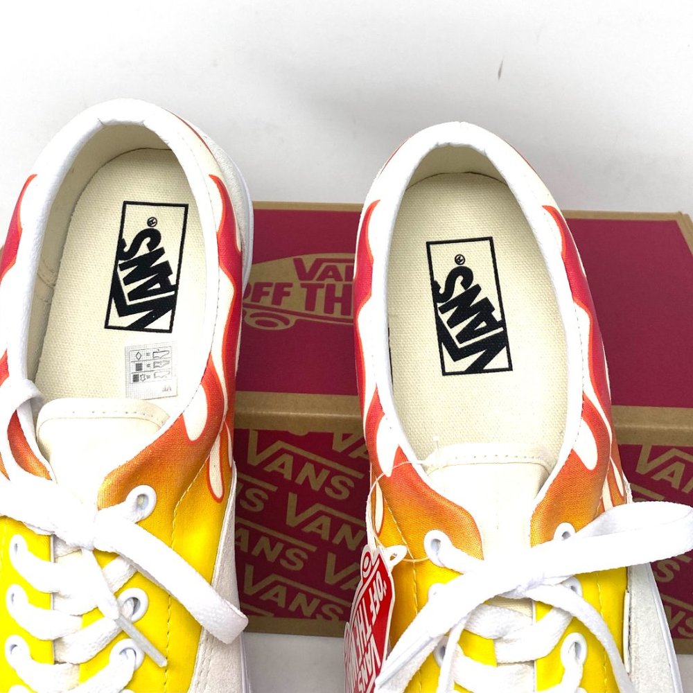 💖MEGA SALE💖VANS Era Flame White Off Suede Canvas Men's Sneakers VN0A4BV4223 - Picture 5 of 10